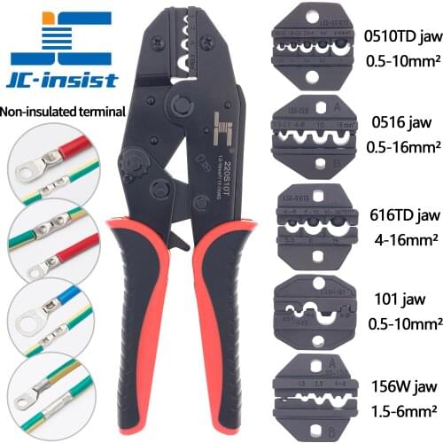 RNB SNB DBN Bare terminal crimping pliers Non-insulated cold-pressed terminal crimping pliers Tightening pliers crimping pliers