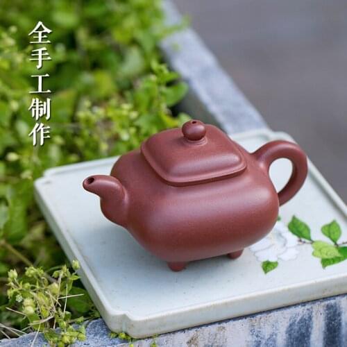 Genuine Yixing purple clay teapot of Taowen Mountain House