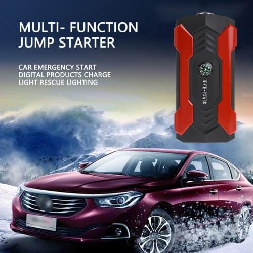 Large Battery Jump Starter Starting Device Car Automobile ABS 20000mAh Red Emergency Power Pack Jumpstarter Car Jump Starter