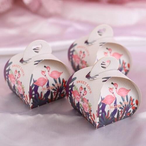 10pcs/set Hollow Heart Wedding Candy Box Unicorn Bunny Cake Cookie Box Baby Shower Birthday Party Gift Box Supplies 66