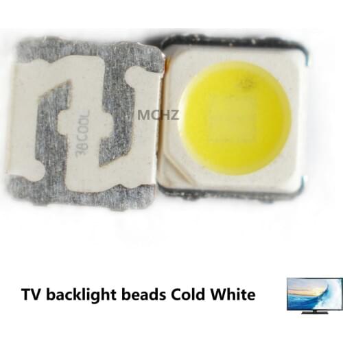 1000PCS Samsung 3228 2828 LED SMD TV Backlight 3V 2W 700ma LED Beads Cool White For Samsung SPBWH1320S1EVC1B1B Free Shipping