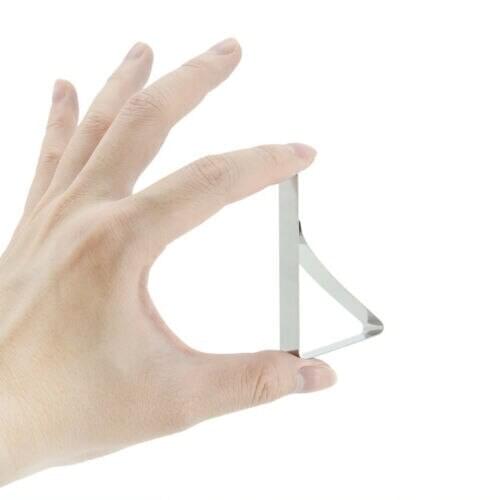 12Pcs Desk Table Cloth Tablecloth Cover Clip Clamp Holder Party Stainless Steel Racks Holders