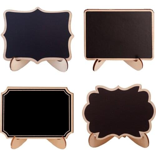 20pcs Creative Crafts Home Small Blackboard Message Board Restaurant Bar Valentines Day Party Decoration Mini Blackboard