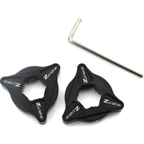 Motorcycle Accessories Fit For Kawasaki Z750 2007 2008 2009 14mm Front Fork Preload Adjuster Hexagon Design CNC