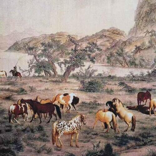 Mato success exquisite machine - woven embroidery brocade cross - stitch finished sitting room office decorative painting