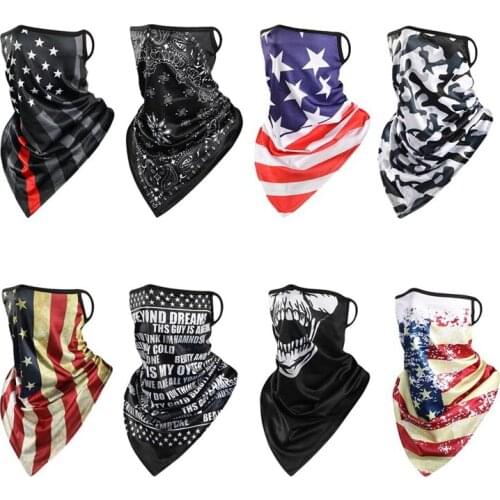 Selfree Bandana Ear Mask Rave Balaclava Scarf Neck Gaiters Anti-Dust Wind Protection Motorcycle Bike Bicycle Cycling Outdoor