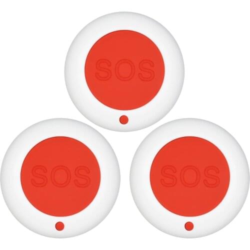 EWeLink Wireless Remote Call Button SOS/Emergency Button 433MHz Caregiver Pager Home Secure Alarm System For Patient Elderly