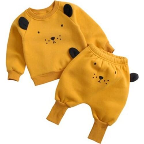 Popodion Kids Girl 2020 Fall 1-3 Year Old Baby Clothes Korean Childrens Clothing Baby CHD20304