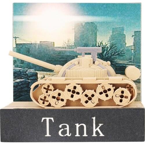Hot Selling 3D Tank Model Shaped Memo Pad 145 Sheets Funny Souvenir Memo Pad Decorating Writing Note Pad
