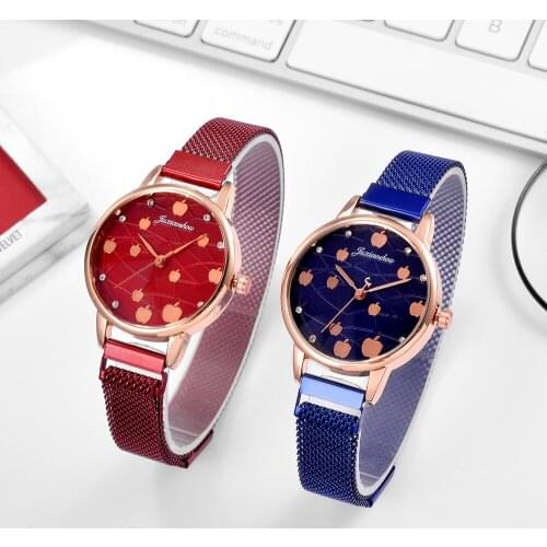 Fashion Magnet Watch For Women Luxury Ladies Wrist watches Quartz Female Watches Magnetic Clock Crystal Watch Party Gifts reloj