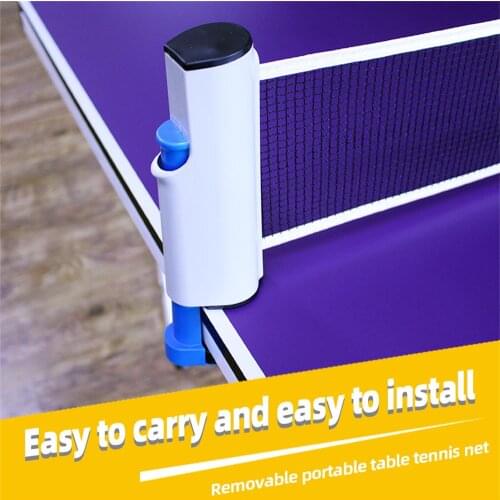 Non Slip Table Tennis Net Belt Bracket With Stand Firm Clamp One-Piece Retractable Sport Supplies Grid Gym Portable Universal