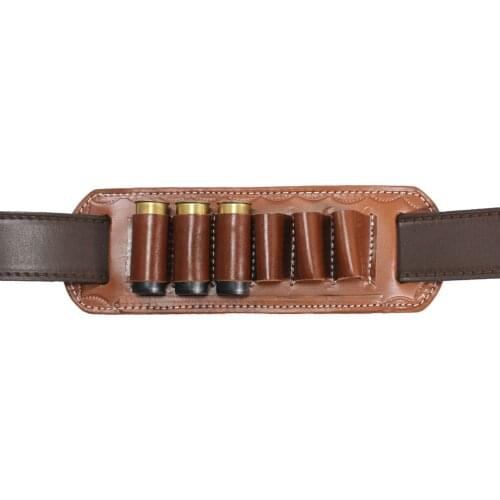 YT HOBBY Hunting Shotgun 12/20/30/36 Gauge Bullet Cartridges Sell Belt Real Leather Ammunition Holder Open Style 6/10 Slots