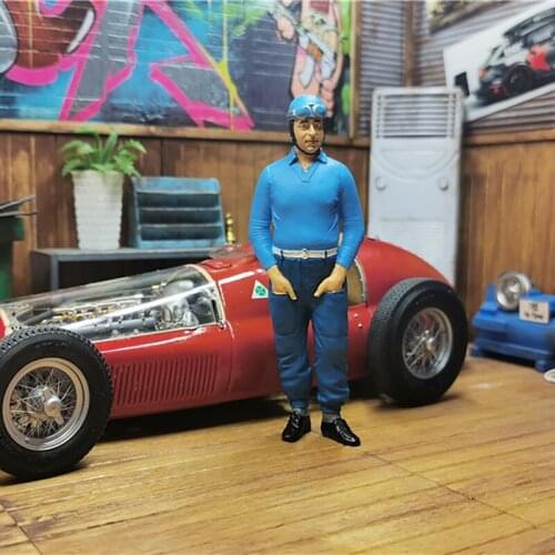 CMC Resin racer dolls 1/18 Car Founder Car Models Scene Simulation Static Mini Doll Model Collection Display Vehicle Accessory