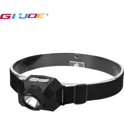 GIJOE Portable Mini LED Built-in Battery Headlamp USB Rechargeable Camping Head Lamp Fishing Headlight Flashlight Torch 3 Modes