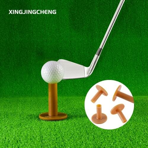 4 Size Durable T-shape Golf Rubber Tee Holder for Driving Range Golf Mat Hitting Practice Outdoor Sports Training Accessories