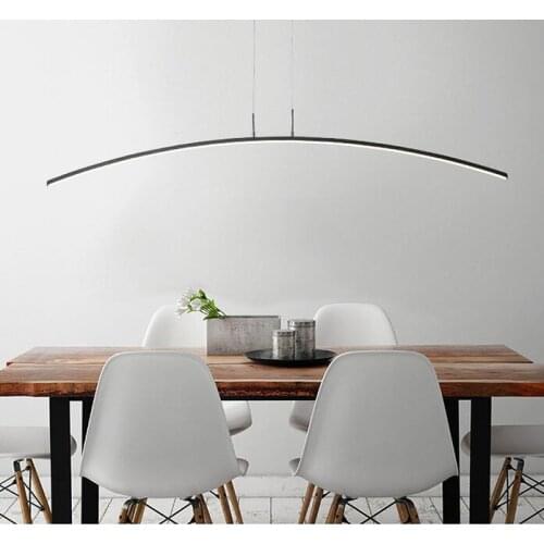 Nordic Modern Creative Minimalist Office Pendant Light Modern Simple Rectangular Meeting Room Lighting Lamp Office Fixture