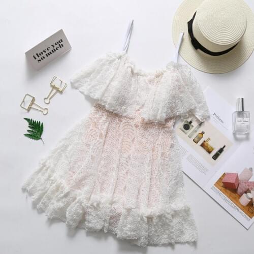 One Pieces Swimsuits Women Lace Swimdress Female Swimwear Push Up Bathing Suits Beach Cover Ups