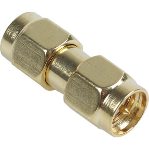SMA Male to SMA Male Plug in series RF Coaxial Adapter Connector