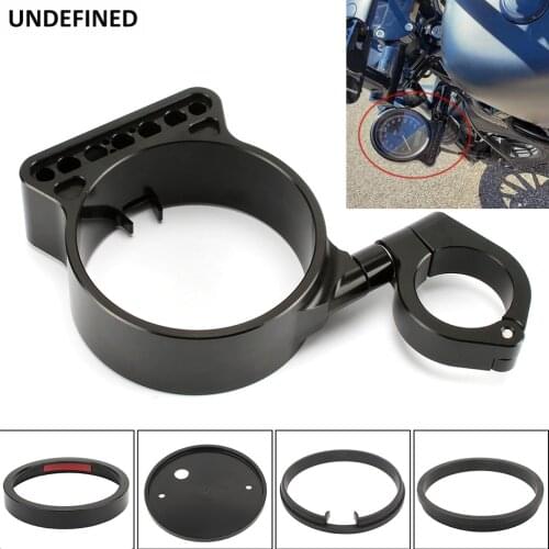 Speedometer Side Mount Bracket Relocation Cover Case 39mm for Harley Sportster XL 883 1200 1993-2015 Dyna Street Bob FXD 93-2005