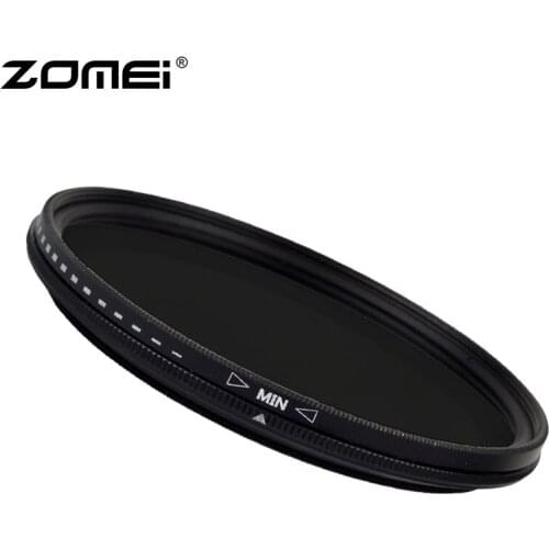 ZOMEi 52mm Ultra Slim ND2-ND400 Fader Variable Neutral Density Adjustable Lens Filter Ultra Slim ND Filter Optical Glass Filter