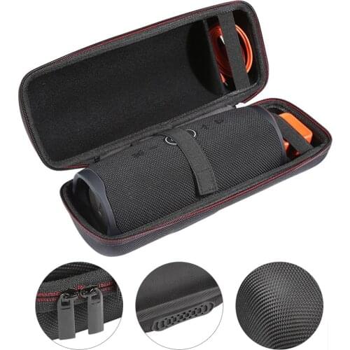 Waterproof Carrying Case for JBL CHARGE 4 Bluetooth Speaker Case with Shoulder Strap Protective Cover for jbl Charge4 Speaker