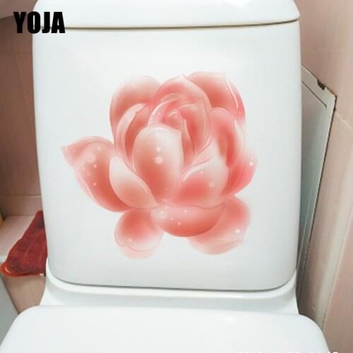 YOJA 21.3X20.4CM Painted Cartoon Fleshy Wall Sticker Home Room Decoration Toilet WC Decal T1-1622