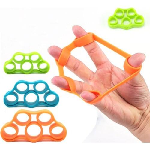 1Pcs Hand Gripper Silicone Finger Expander Exercise Hand Grip Wrist Strength Trainer Finger Exerciser Resistance Bands Fitness