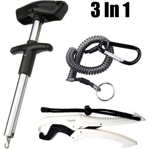 3 pcs/set Fish Hook Remover Squeeze-Out Fish Hook Separator Tools And Floating Fish Gripper Combo Kit