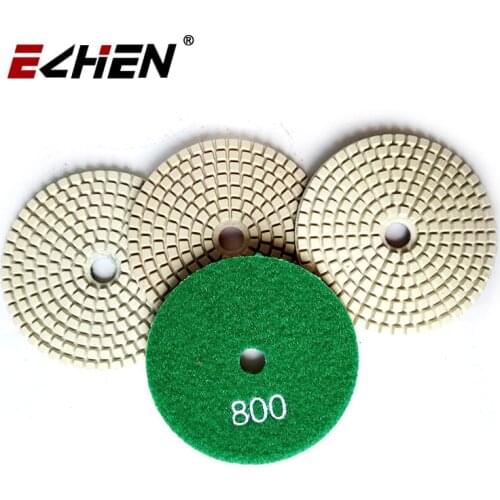 4 inch marble granite quartz diamond polishing pad white buff wet resin polishing floor pads for stone concrete polishing