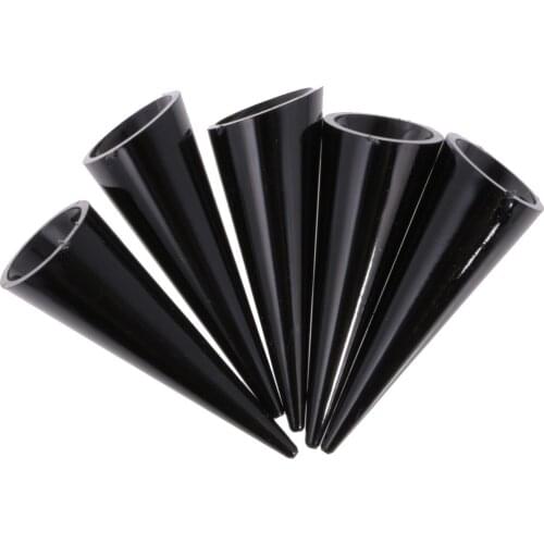 5Pcs Lovely Plastic Finger Cone Type Stand Jewelry Display Showcase Ring Holder