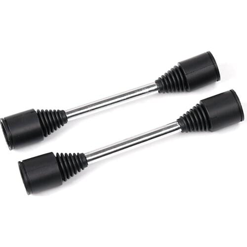 9mm Hardened Steel Out Drive Dog Bone & Axle Kit Silica Half Shaft Dust Cap for 1/5 HPI ROVAN Baja 5B 5SC-850672 Black
