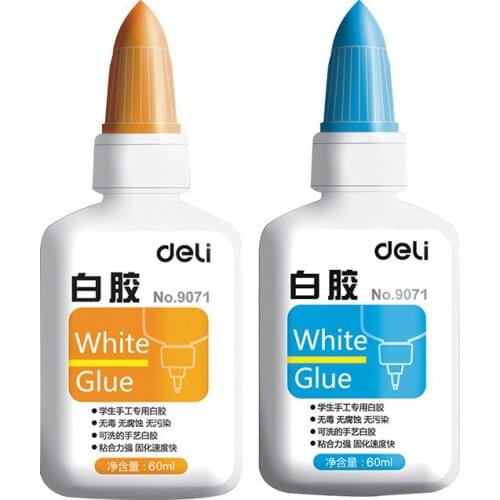 9071 Student White Glue 60ml Handicraft Course Glue Washable and Adhesive Fiber Objects