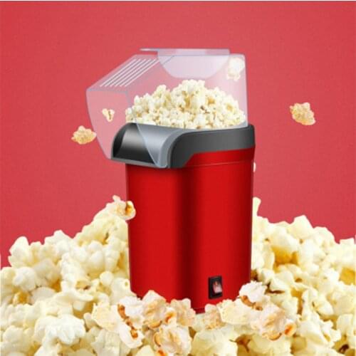 Easy Carry Electric Hot Air Popcorn Maker Retro Machine Cinema Home Gastronomic
