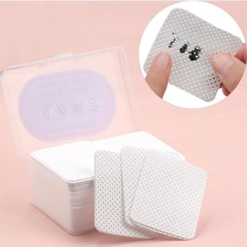180pc/box Lint-Free Nail Polish Remover Cotton Wipes UV Gel Tips Remover Cleaner Paper Pad Nails Polish Cleaning Manicure Tools