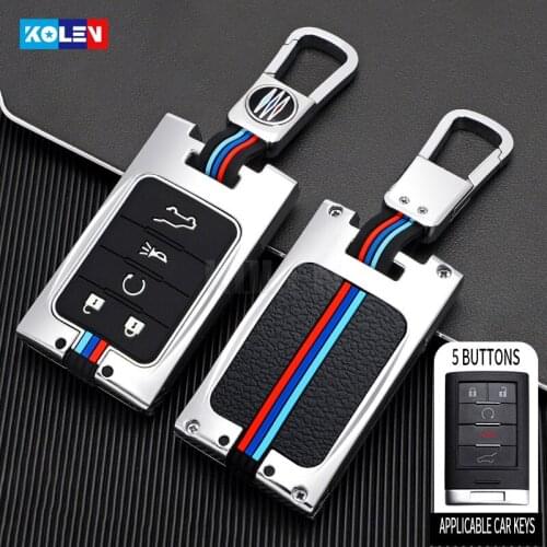 Zinc alloy Car Remote Key Cover Case Shell For Cadillac CTS ATS XTS SLS SRX XLS DTS STS Seville Escalade Chevrolet C7 Corvette