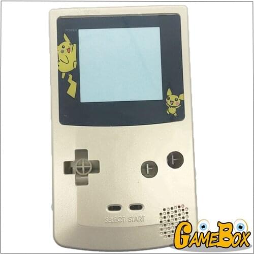 Full Housing Shell for Nintend GBC GameBoy Color Housing Shell For GBC Pika Limited Edition Screwdriver Lable Buttons