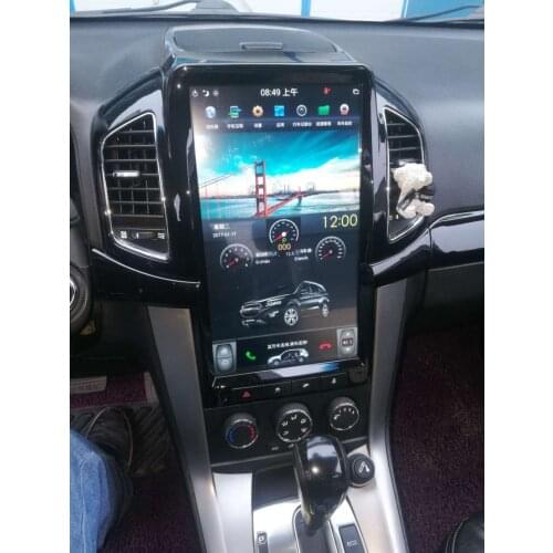 Black and Silver 12.1 Vertical Screen Android OS 7.1 Car Multimedia GPS Navigation Radio Player For