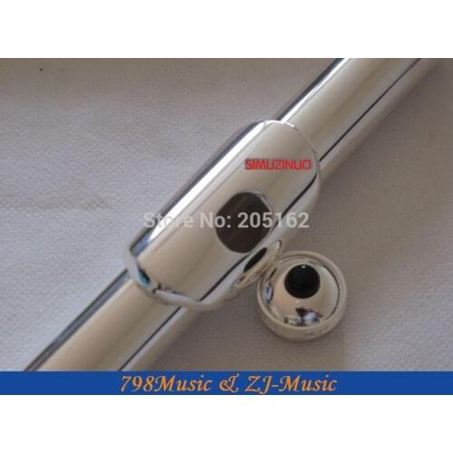 Flute-Silver Plated Keys-Open Hole-Split-E-Offset-G-B Foot-NO.5