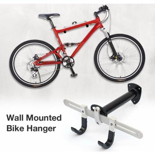 Mountain Bike Bicycle Storage Wall Mounted Rack Holders Stands Steel Heavy Duty Bike Hanger