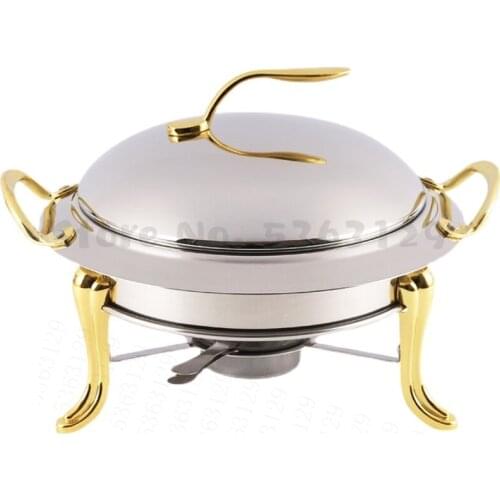 Hot Stainless Steel Alcohol Stove Household /commercial Small Chafing Dish Solid Fuel Boilersmall Dry Hot Pot Apple Pot 20/24cm