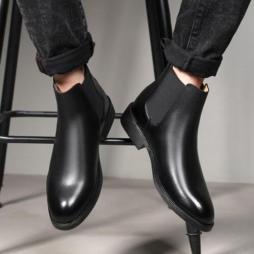 LEVPAIRS Men's Chelsea Boots