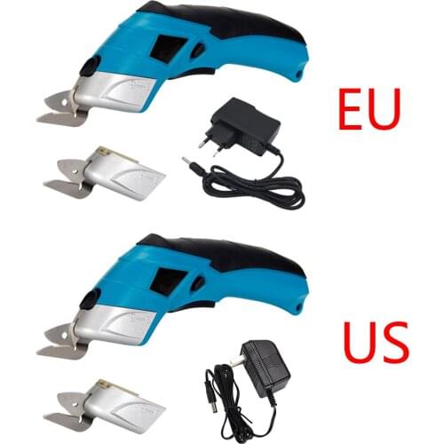 4V Multifunction Cordless Electric Scissors Low Consumption Flexible Electric Scissor Cloth Leather Cloth Box Cutter Sewing