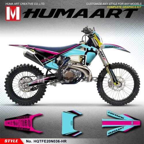 HUMAART Custom Graphics Sticker Kit for Husqvarna TE FE TC FC TX FX FS 125 150i 250i 300i 350 450 501 2019 2020 2021