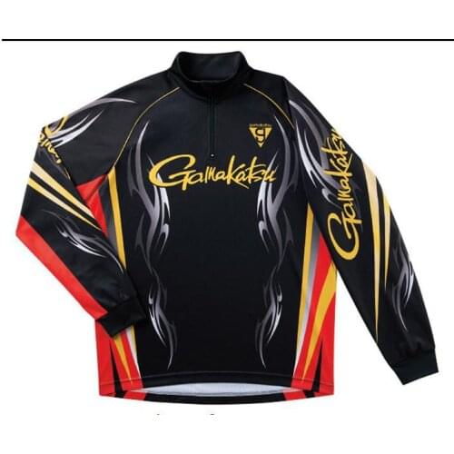 2022 new gamakatsu summer mens outdoor sportswear long-sleeved sunscreen fishing clothes hiking shirt Hiking Data Dawa