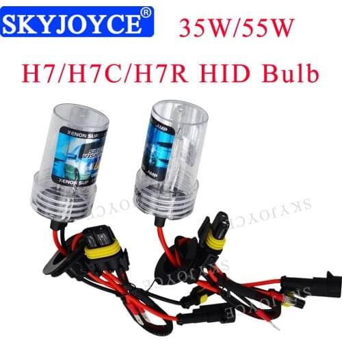New AC 12V 35W 55W H7 H7C H7R HID auto Bulb 6000K 4300K 5000K 8000K Metal Base Coating Layer Car Headlight H7 H7C H7R HID Bulb
