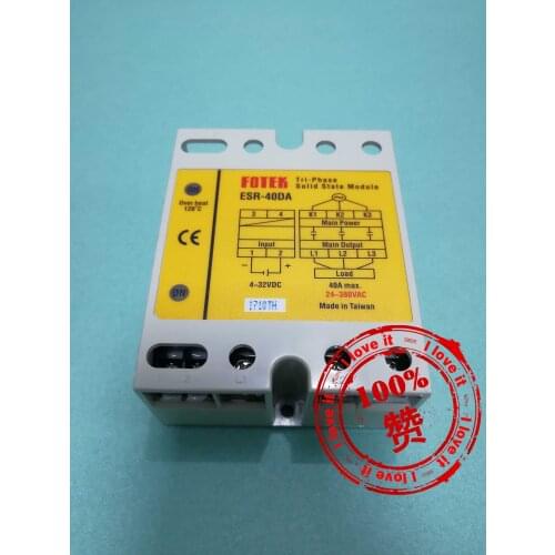 New original high power three-phase solid-state relay ESR-40DA fake one penalty ten