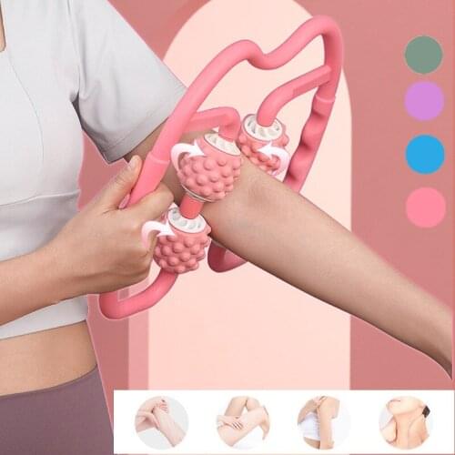 New Yoga Massage Roller Trigger Point Massage Rollers For Arm Leg Neck Muscle Tissue For Fitness Gym Pilates Sports Accesories