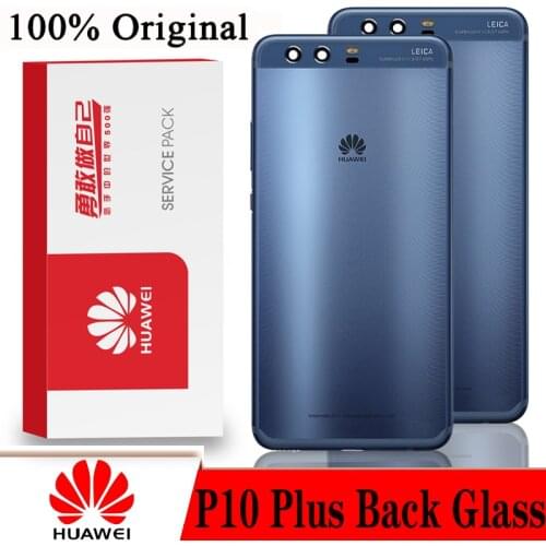 Original Back Cover for HUAWEI P10 Plus Spare Parts Back Battery Door Housing with Camera Frame Repair Parts