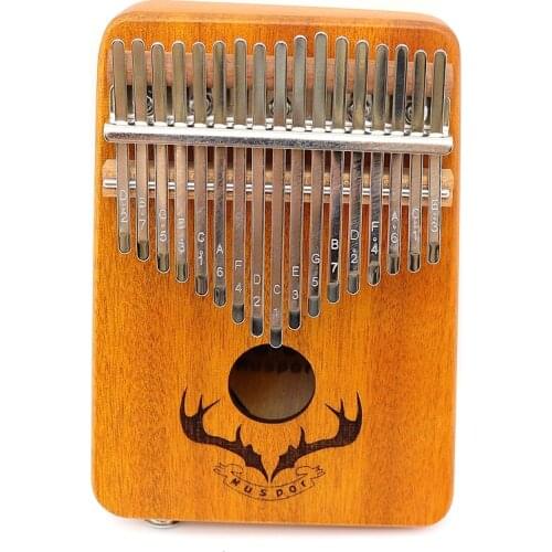 1pcs Thumb Piano 17 Keys Portable Finger Piano with Study Instruction and Tune Hammer Gifts for Kids Adults