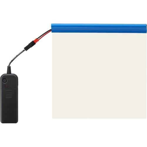 15X15cm Film Building Window Glasses Smart Film PET Magic Switchable Transparent Color Film Sample Size for Testing